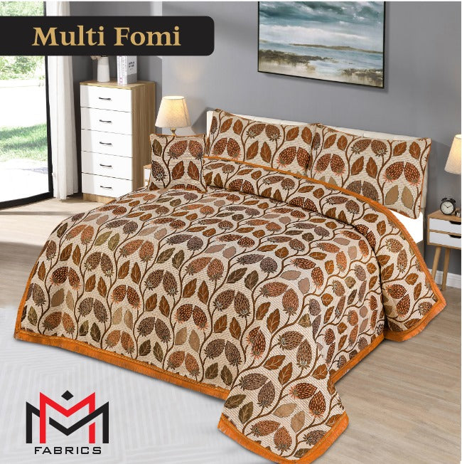 4PC Multi Fomi Bedsheet